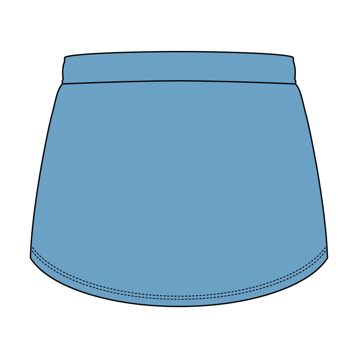 Women’s Classic French Terry Mini Skirt