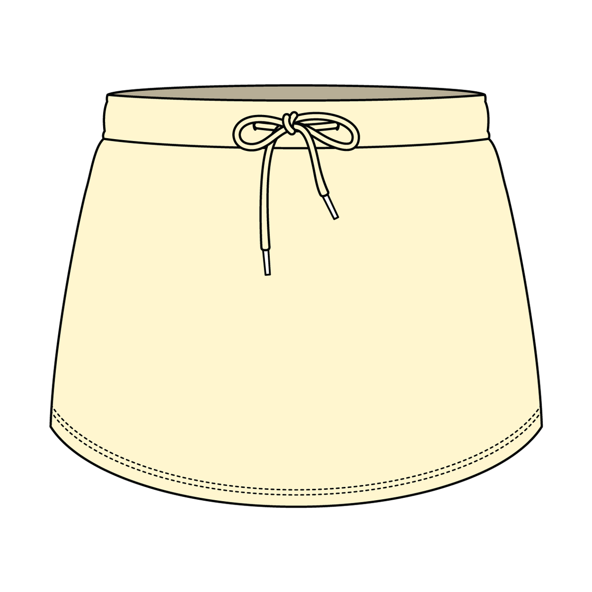 Women’s Classic French Terry Mini Skirt