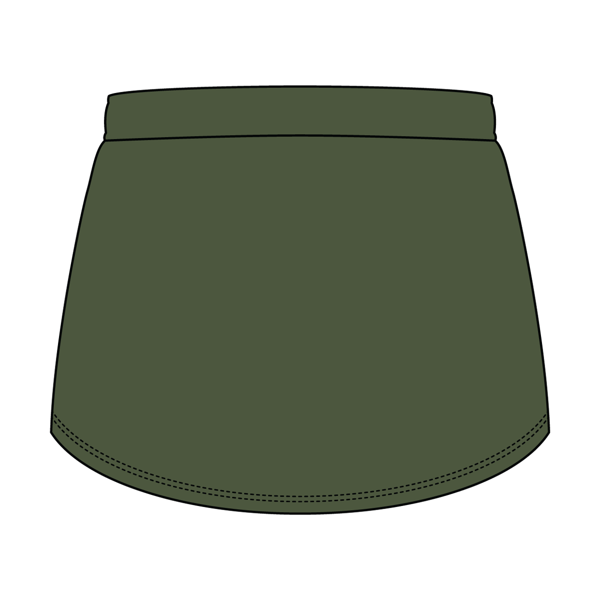 Women’s Classic French Terry Mini Skirt