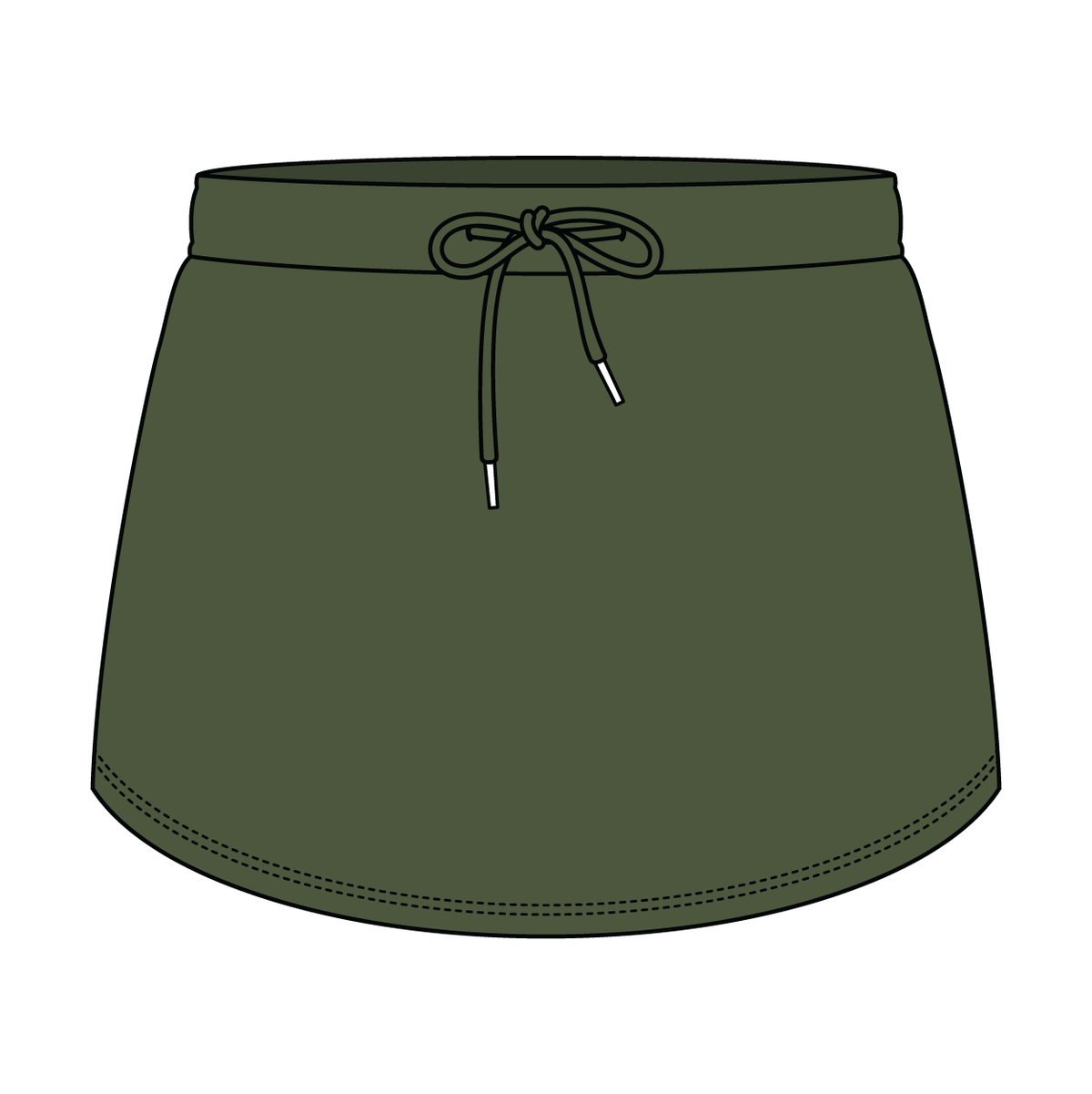Women’s Classic French Terry Mini Skirt