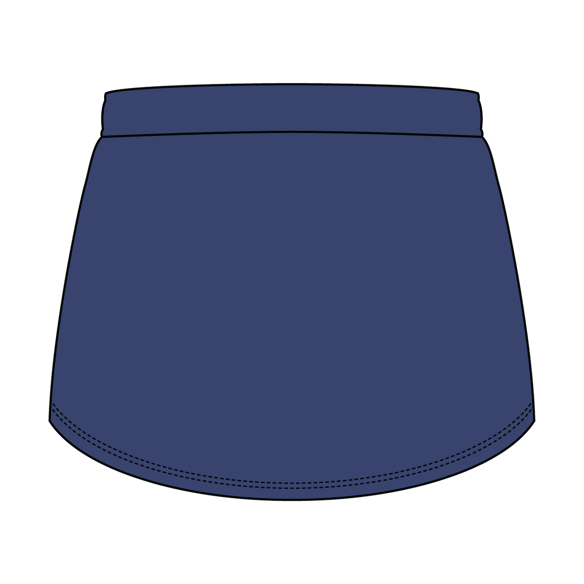 Women’s Classic French Terry Mini Skirt