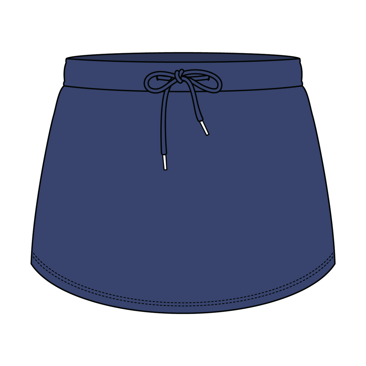Women’s Classic French Terry Mini Skirt