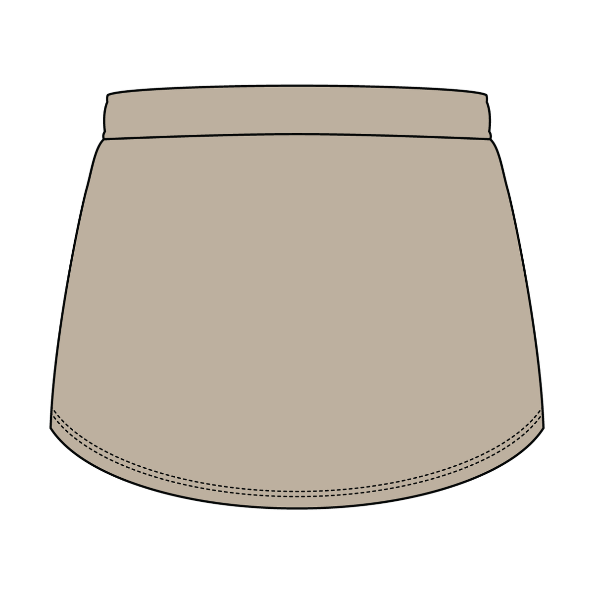 Women’s Classic French Terry Mini Skirt