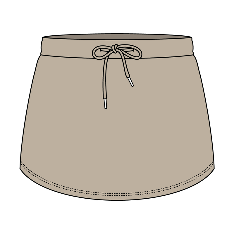 Women’s Classic French Terry Mini Skirt