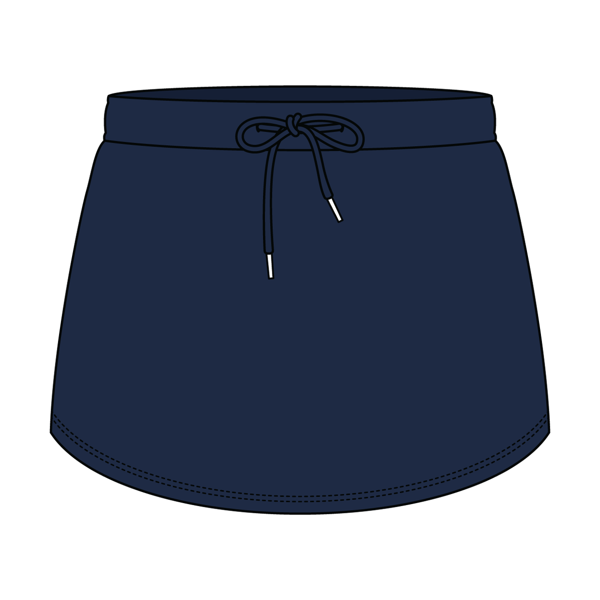 Women’s Classic French Terry Mini Skirt