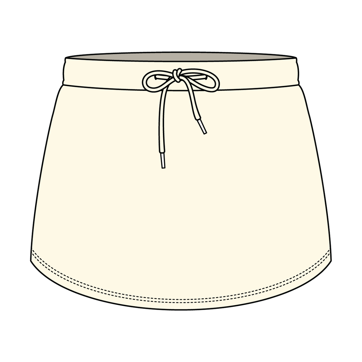 Women’s Classic French Terry Mini Skirt