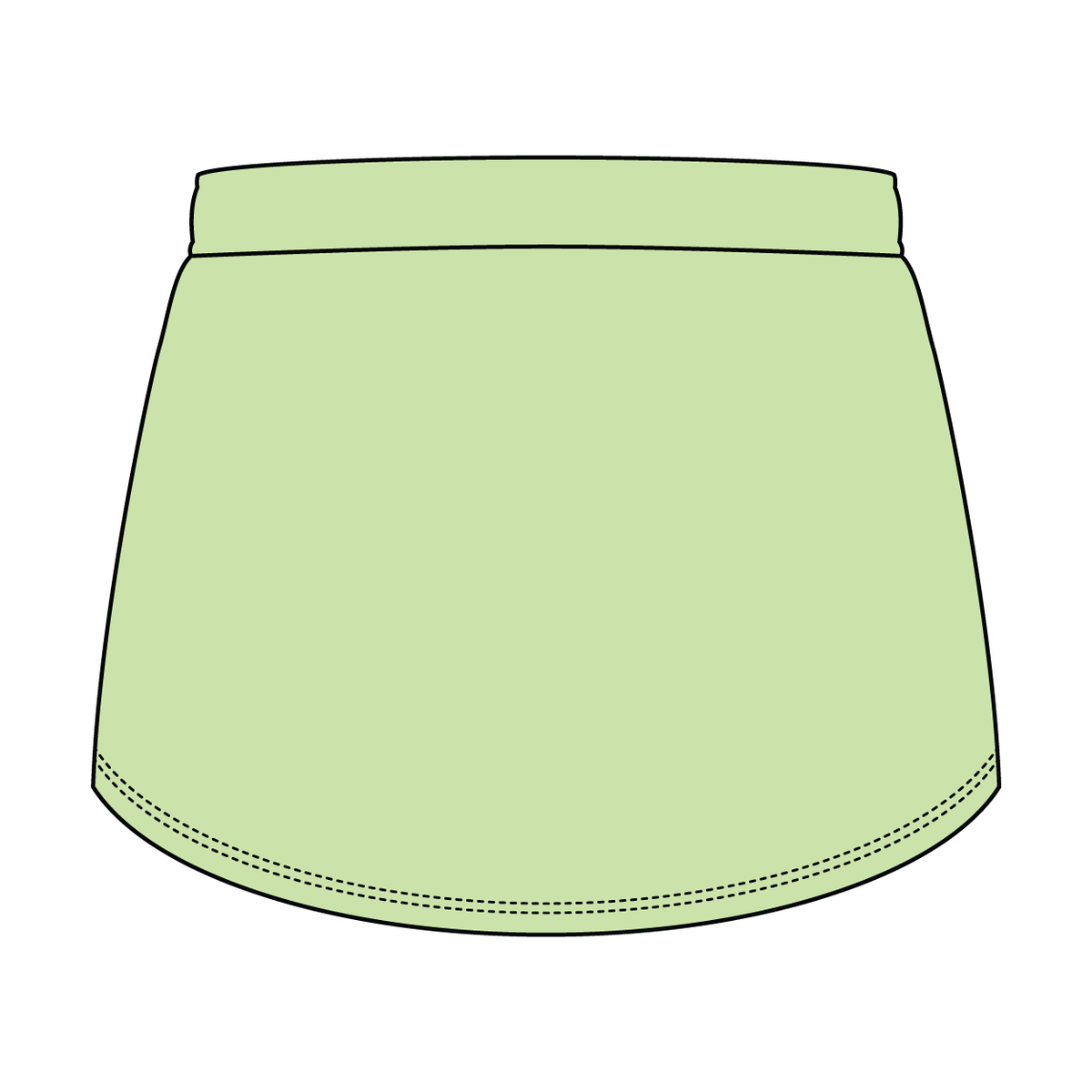 Women’s Classic French Terry Mini Skirt