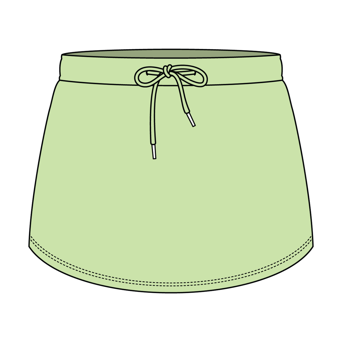 Women’s Classic French Terry Mini Skirt