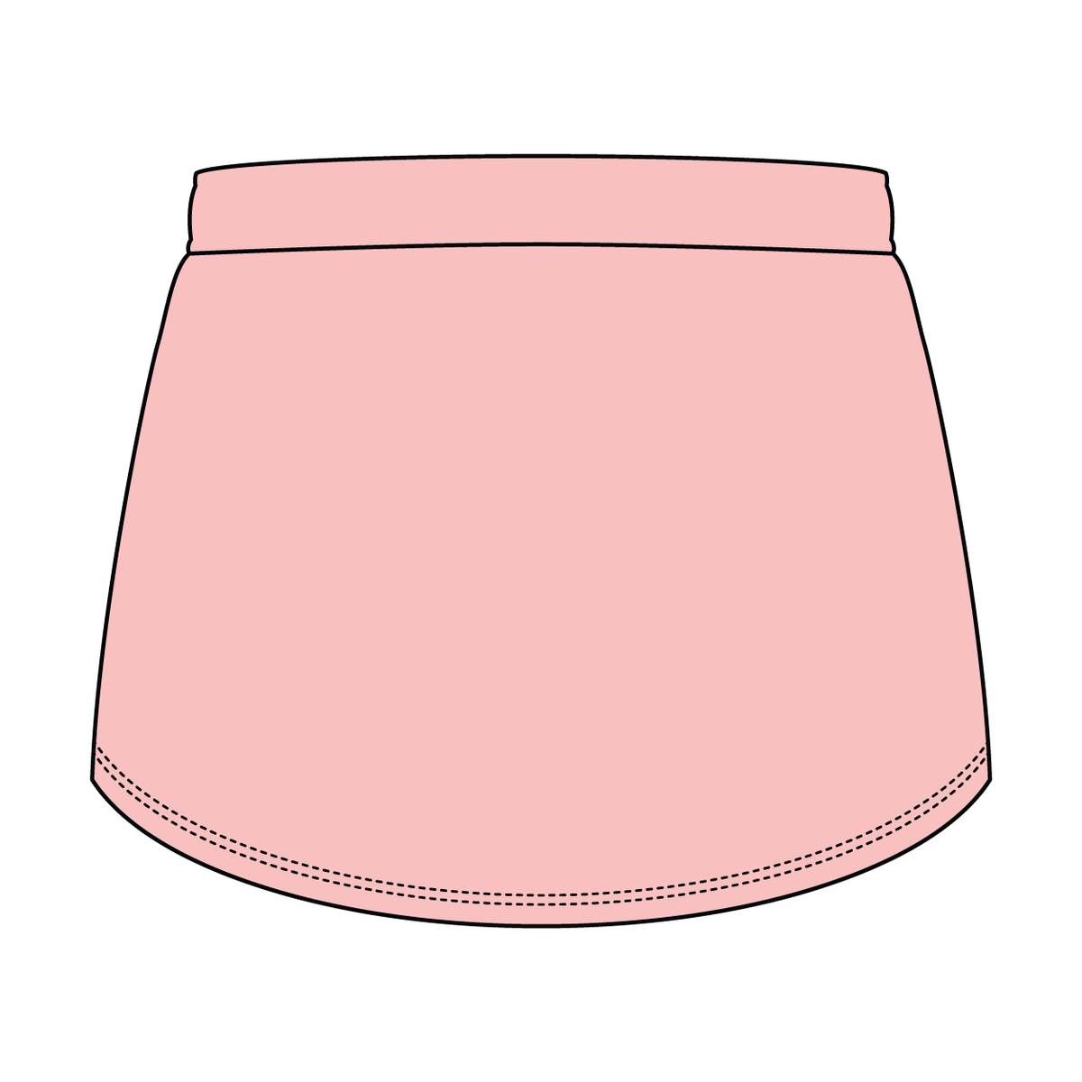 Women’s Classic French Terry Mini Skirt