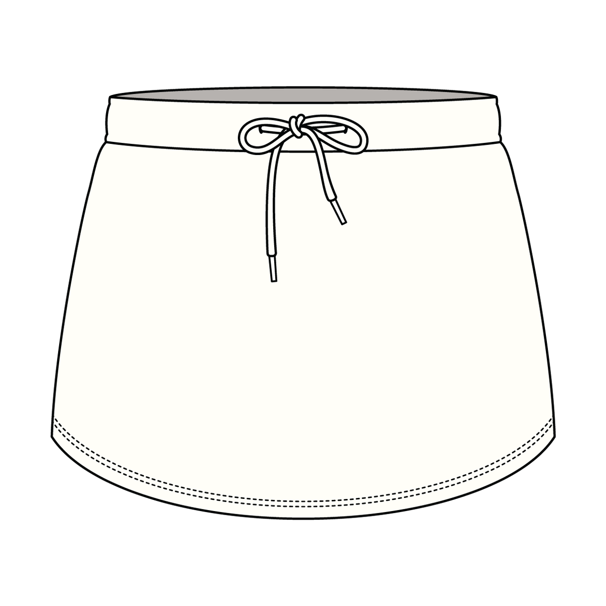 Women’s Classic French Terry Mini Skirt