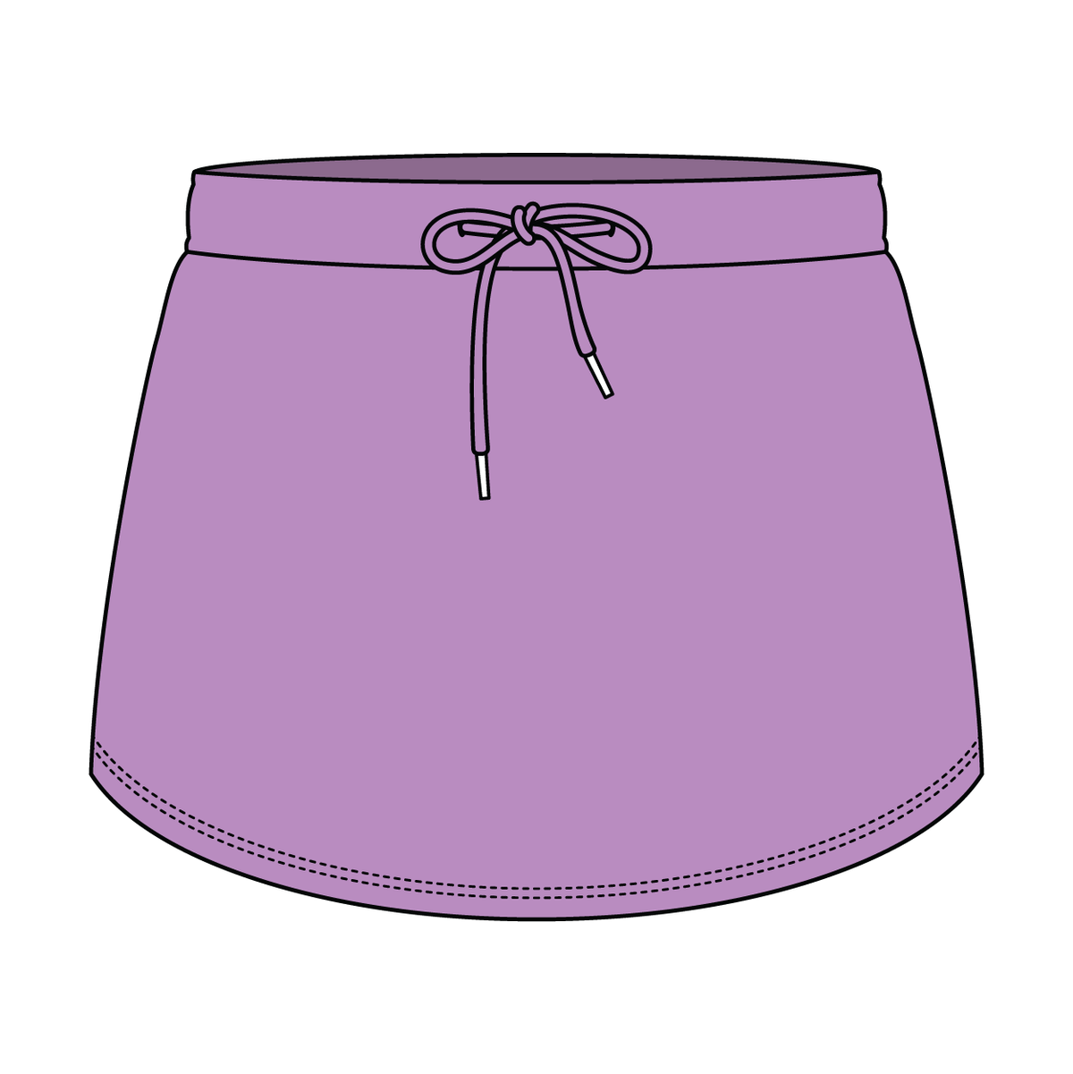 Women’s Classic French Terry Mini Skirt