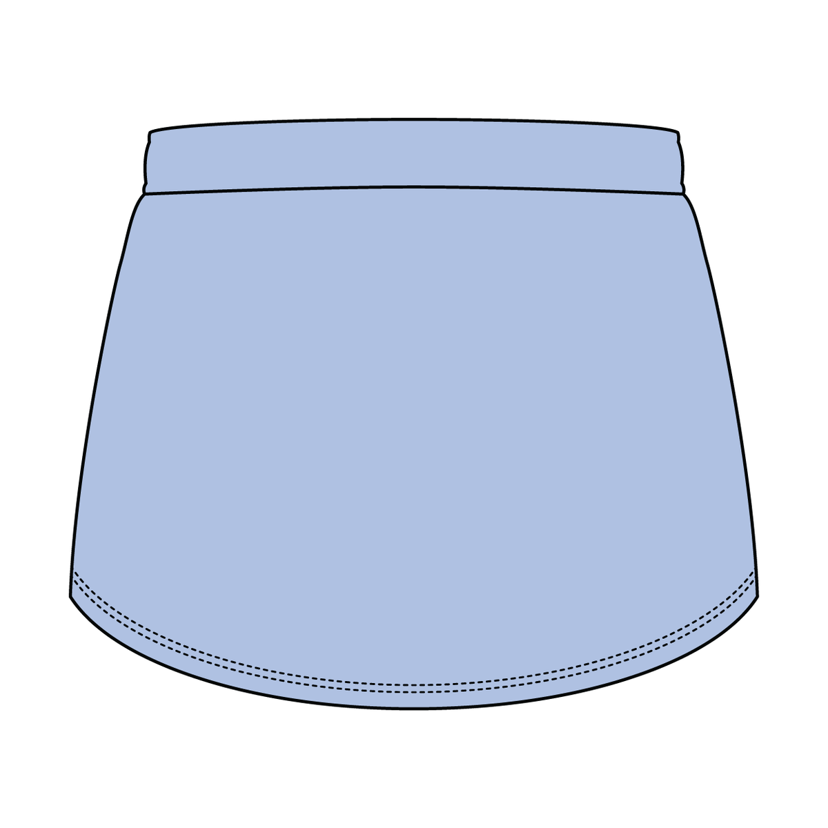 Women’s Classic French Terry Mini Skirt