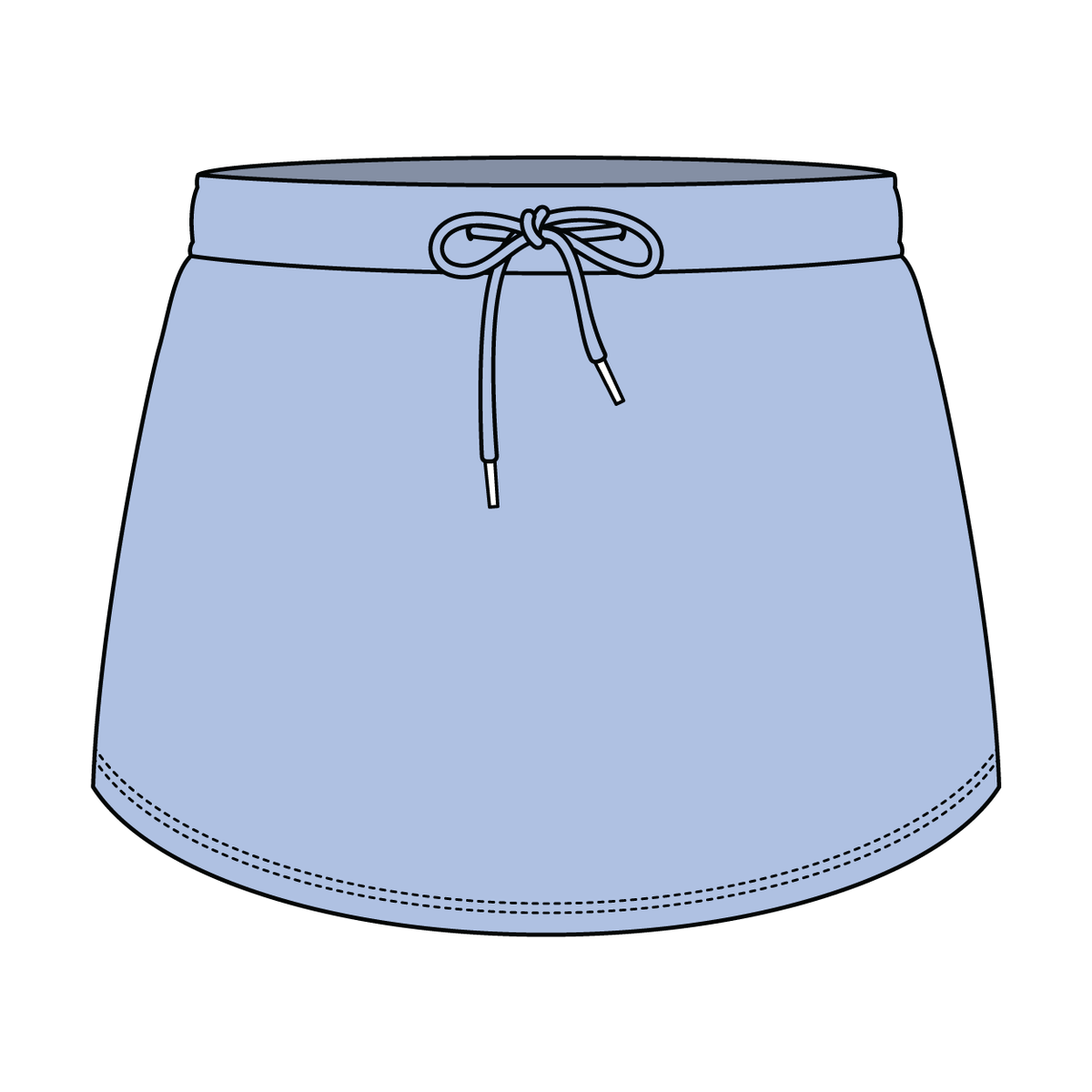 Women’s Classic French Terry Mini Skirt