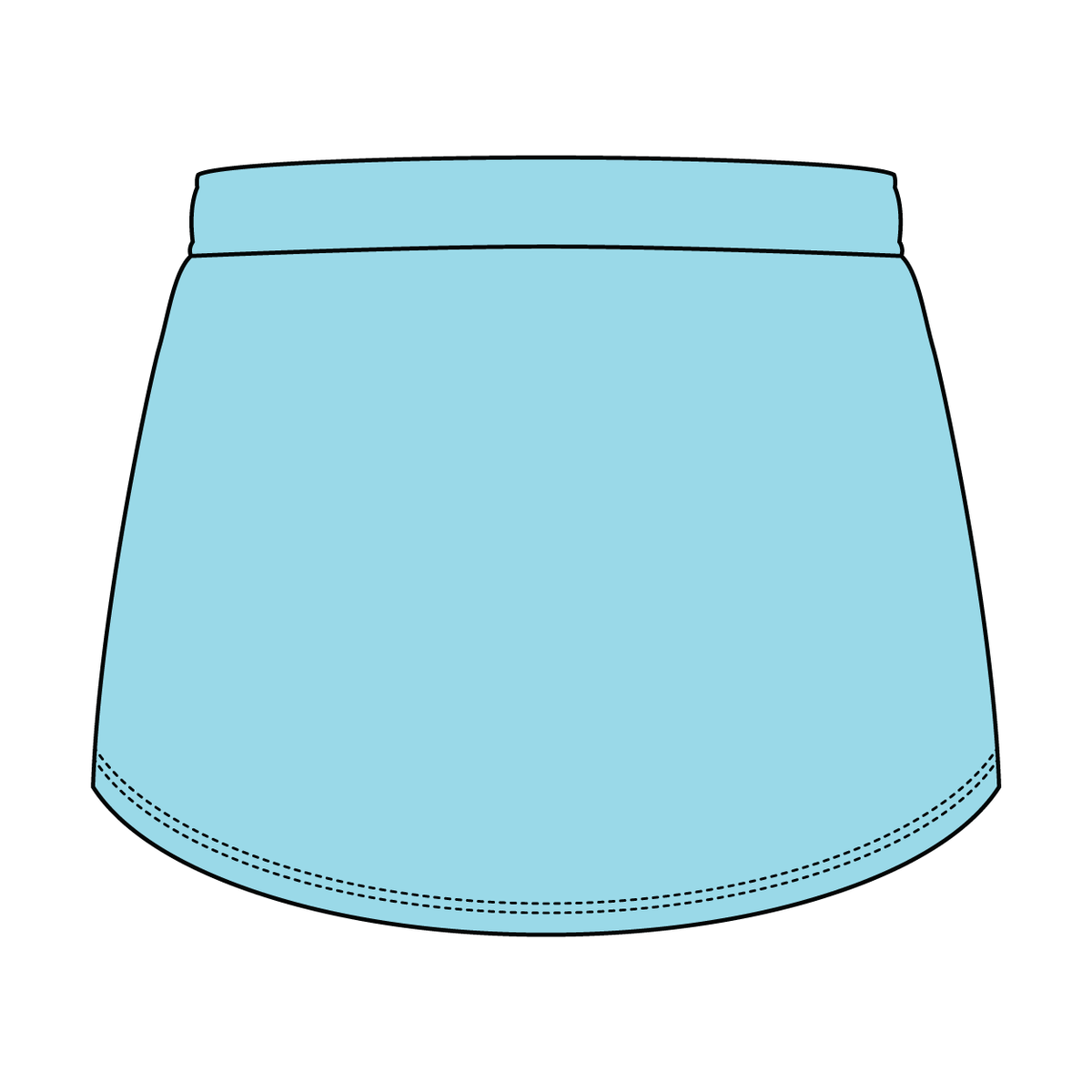 Women’s Classic French Terry Mini Skirt