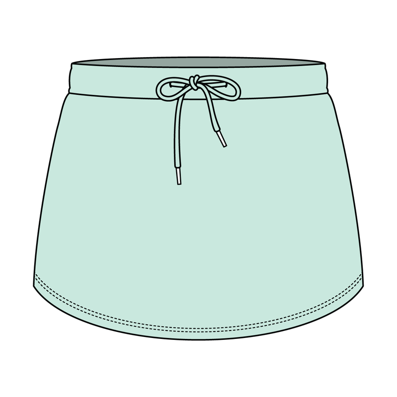 Women’s Classic French Terry Mini Skirt