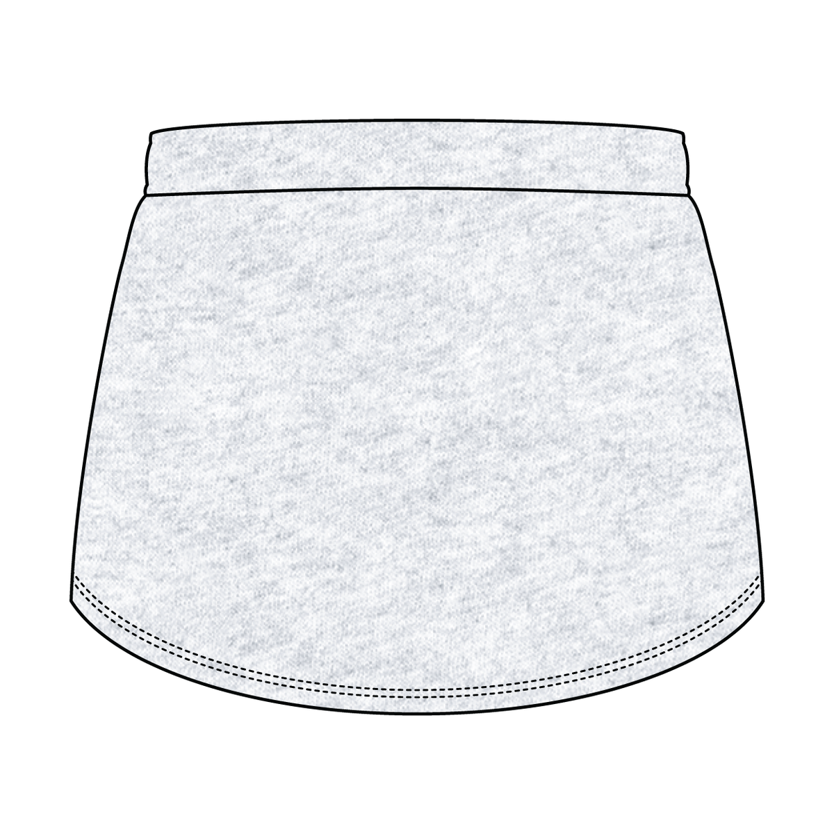 Women’s Classic French Terry Mini Skirt
