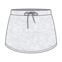 Women’s Classic French Terry Mini Skirt