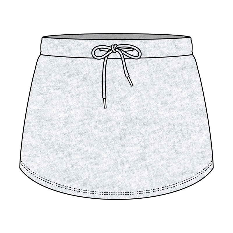 Women’s Classic French Terry Mini Skirt