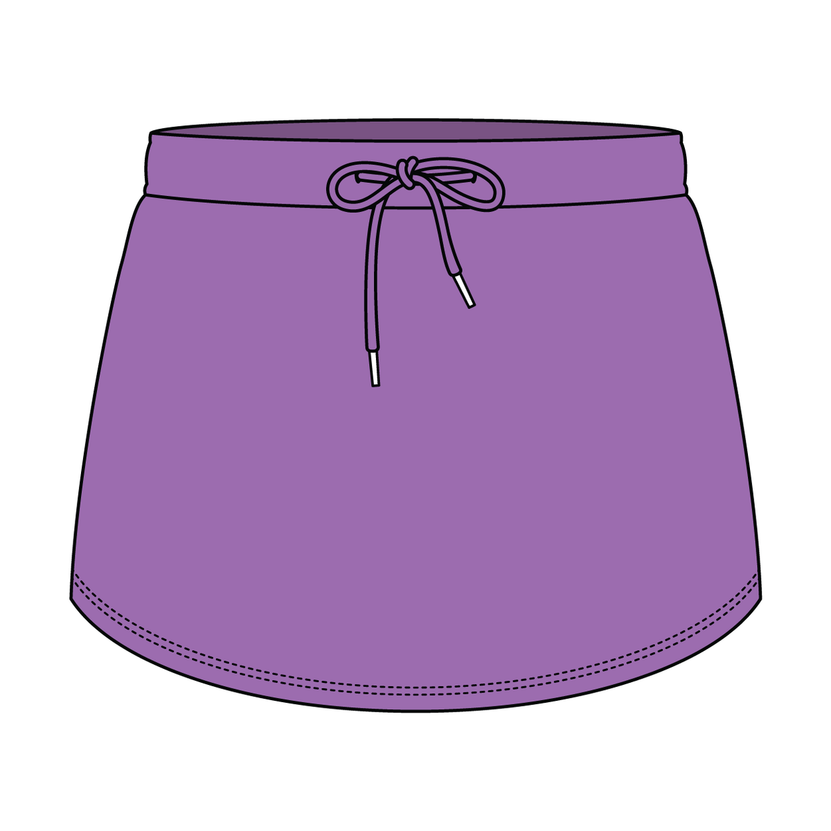 Women’s Classic French Terry Mini Skirt