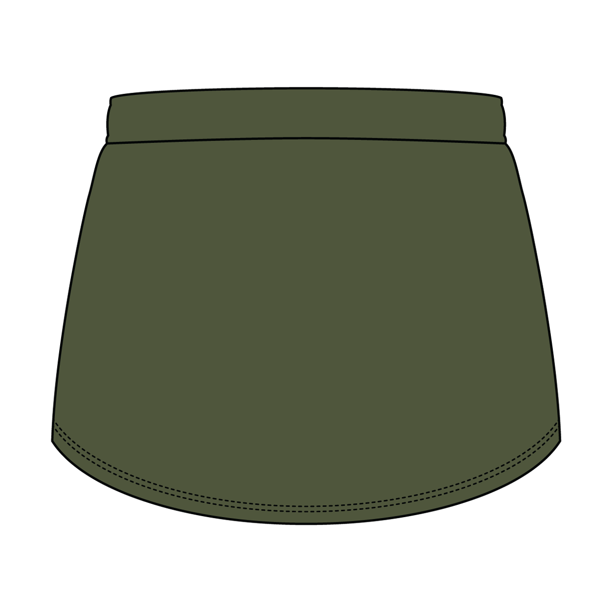 Women’s Classic French Terry Mini Skirt
