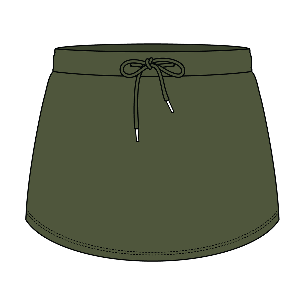 Women’s Classic French Terry Mini Skirt