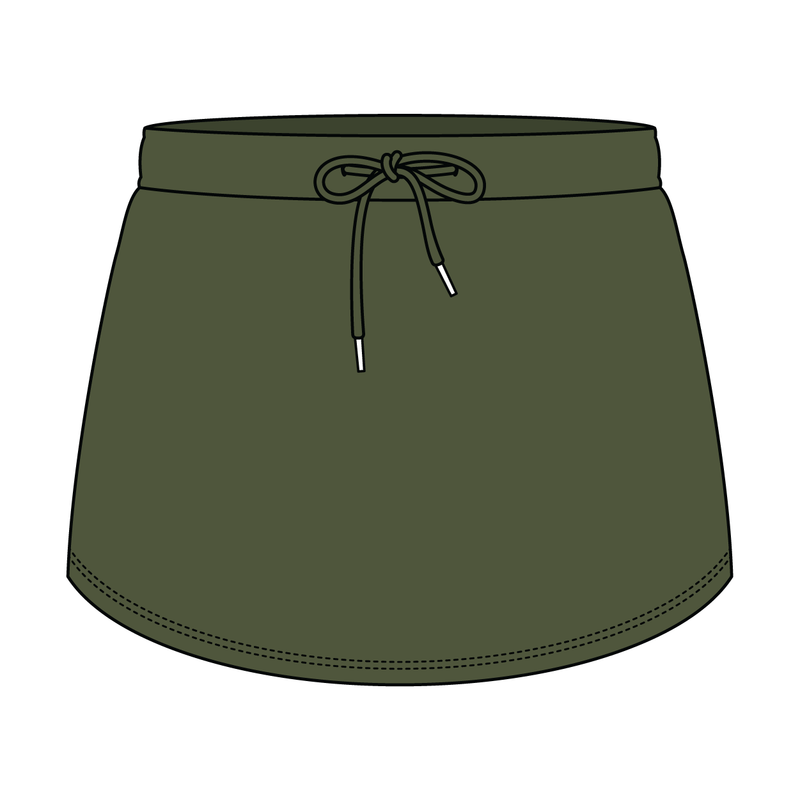 Women’s Classic French Terry Mini Skirt