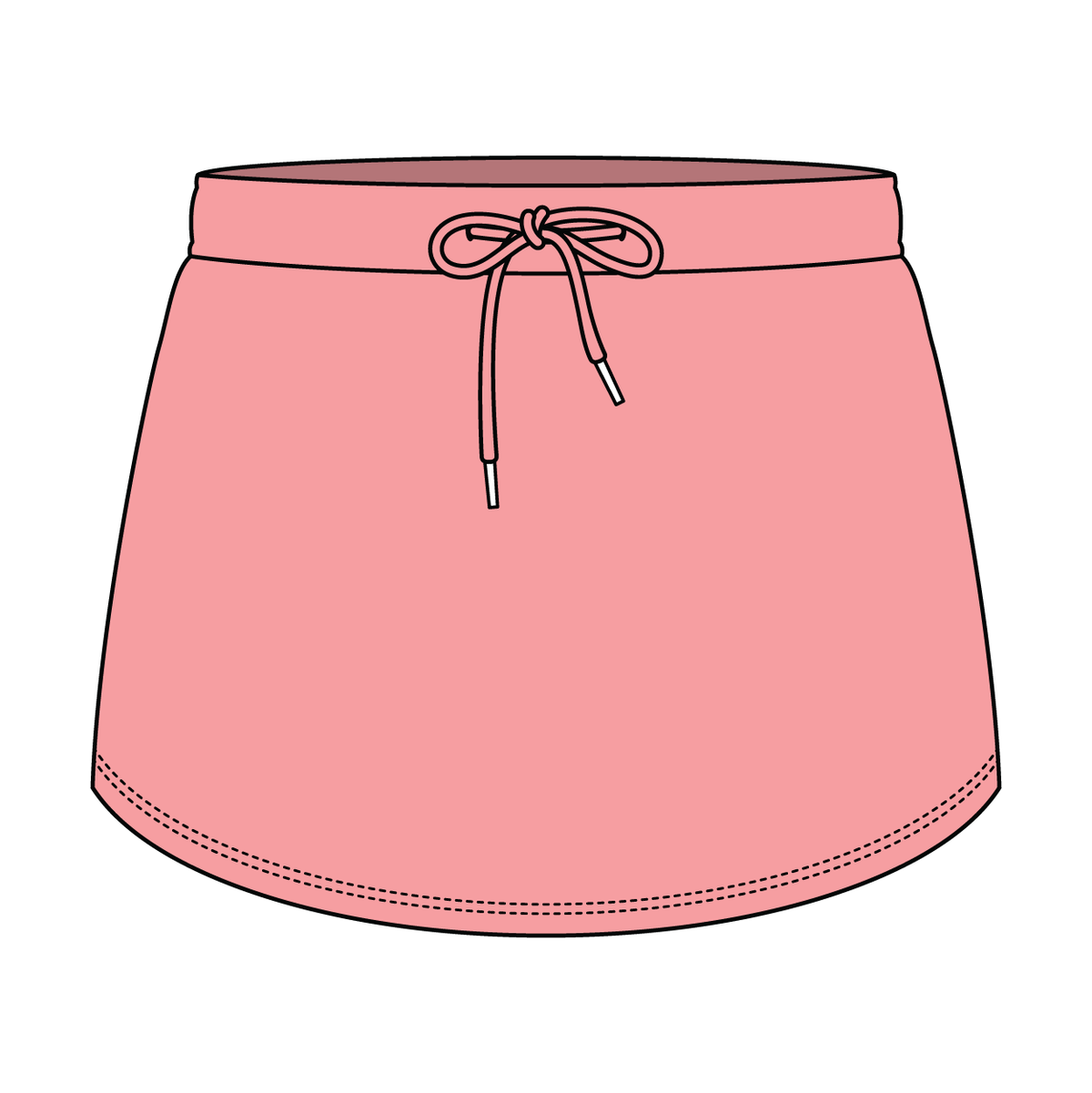 Women’s Classic French Terry Mini Skirt