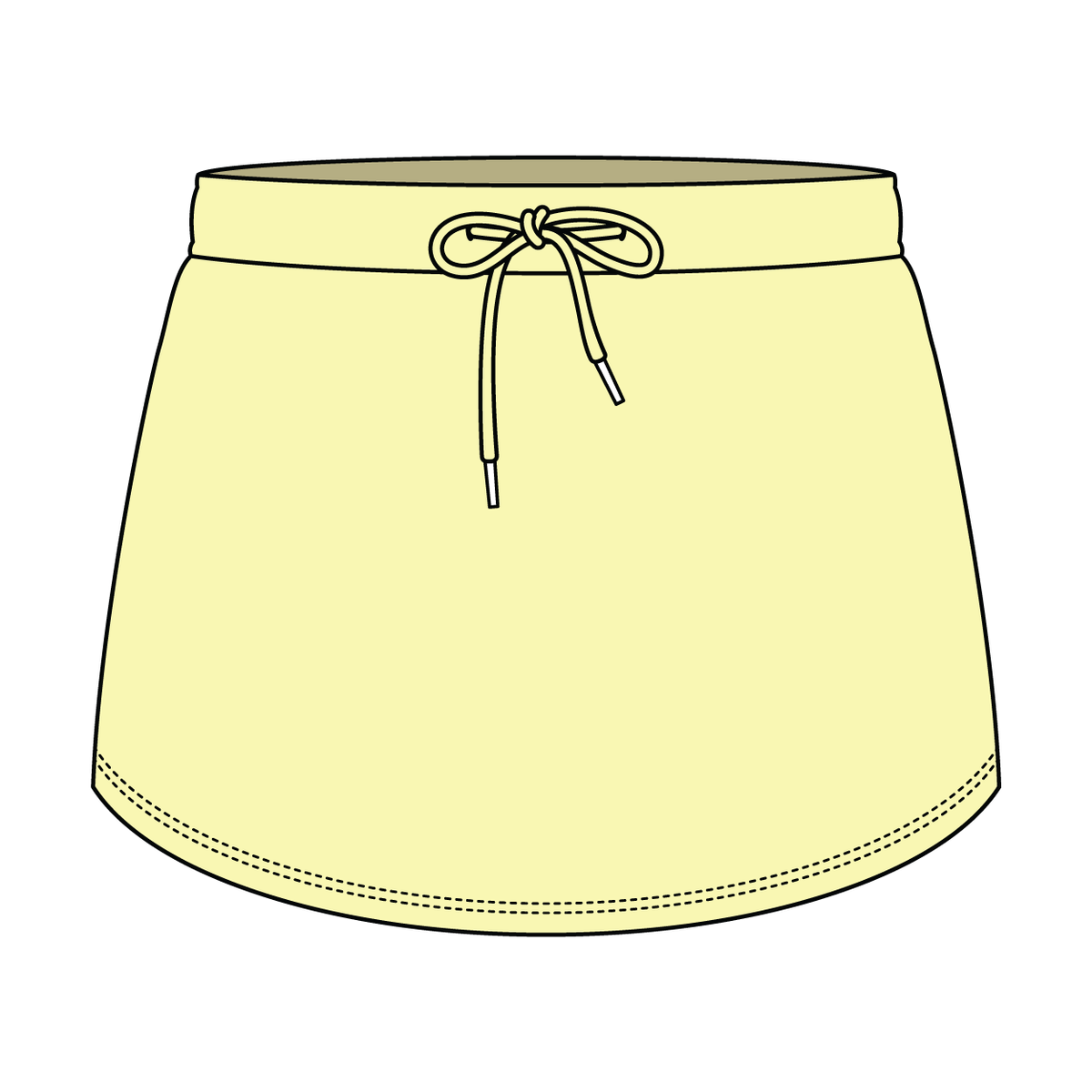 Women’s Classic French Terry Mini Skirt