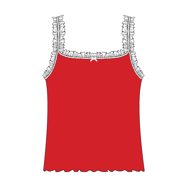 Ruffle Tank - The Collegiate Lineup