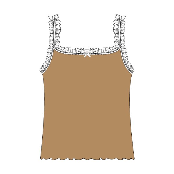 Ruffle Tank - The Collegiate Lineup