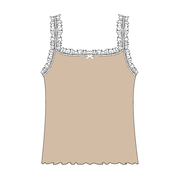 Ruffle Tank - The Collegiate Lineup