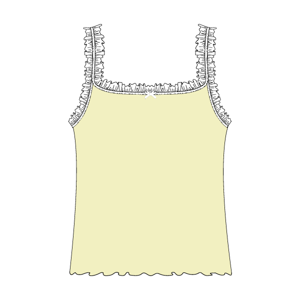 Ruffle Tank - The Collegiate Lineup