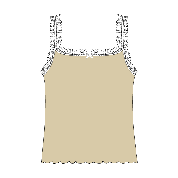Ruffle Tank - The Collegiate Lineup
