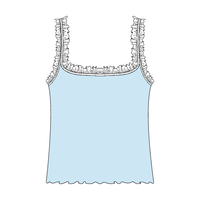 Ruffle Tank - The Collegiate Lineup
