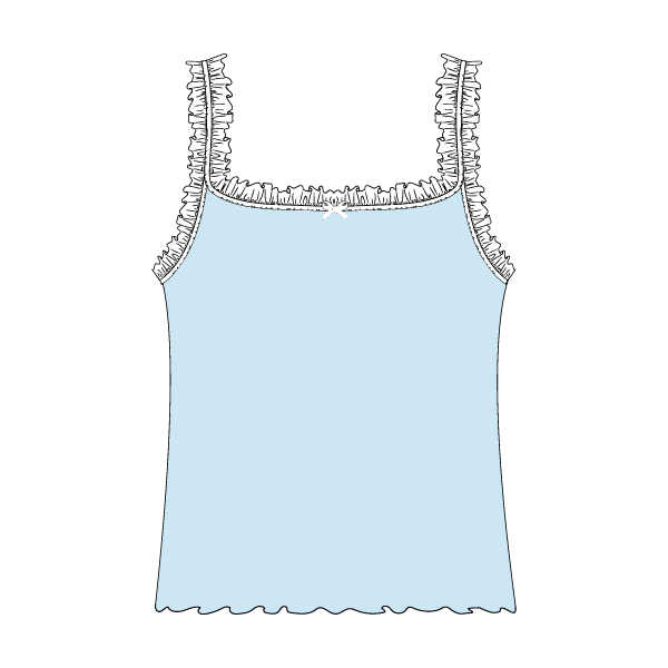 Ruffle Tank - The Collegiate Lineup