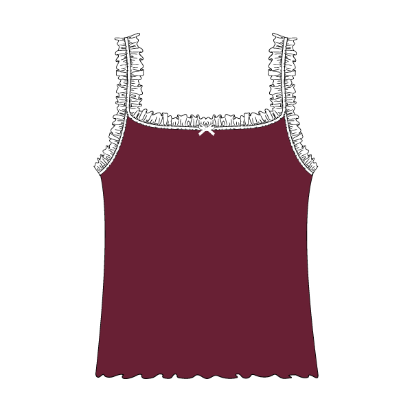 Ruffle Tank - The Collegiate Lineup