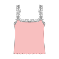 Ruffle Tank - The Collegiate Lineup