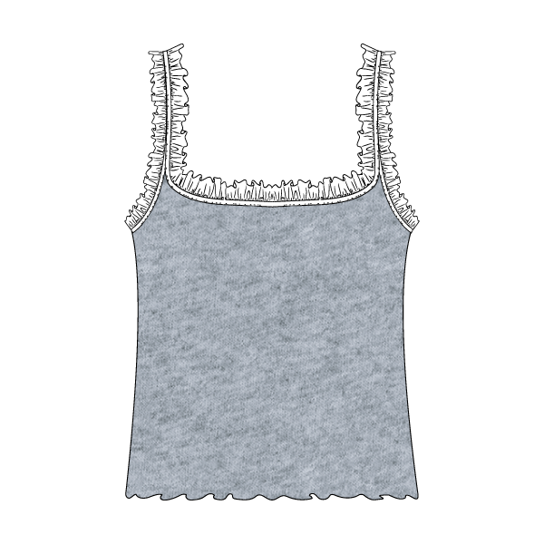 Ruffle Tank - The Collegiate Lineup
