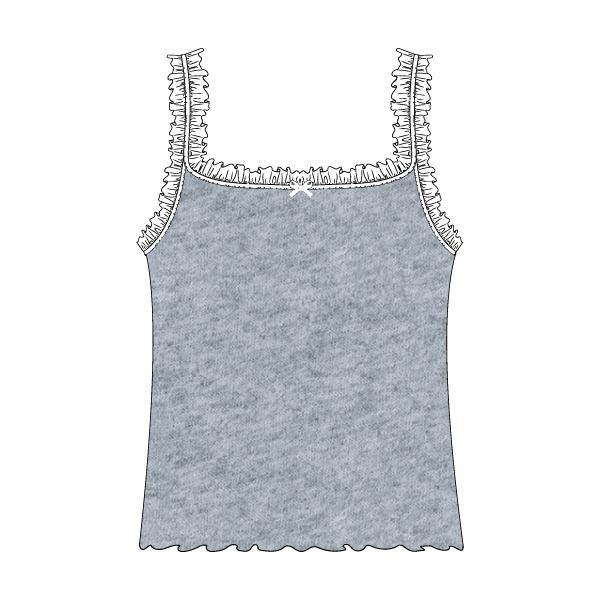 Ruffle Tank - The Collegiate Lineup