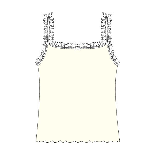 Ruffle Tank - The Collegiate Lineup