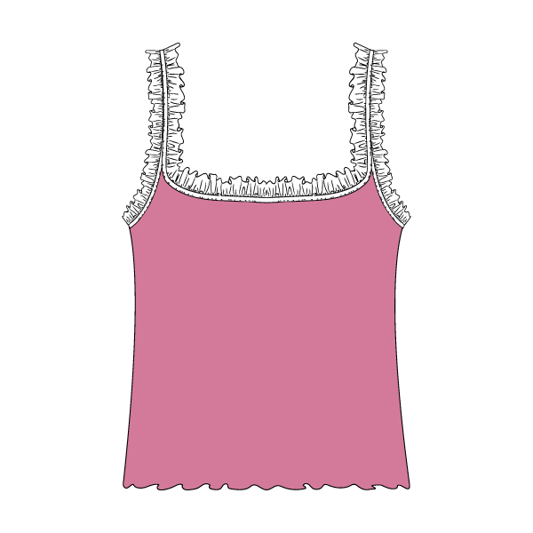 Ruffle Tank - The Collegiate Lineup