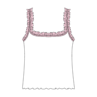 Ruffle Tank - The Collegiate Lineup