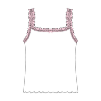 Ruffle Tank - The Collegiate Lineup