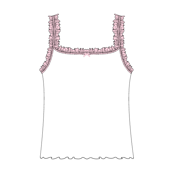 Ruffle Tank - The Collegiate Lineup