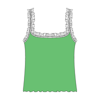 Ruffle Tank - The Collegiate Lineup