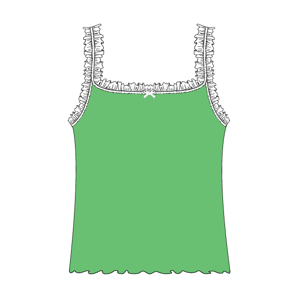 Ruffle Tank - The Collegiate Lineup