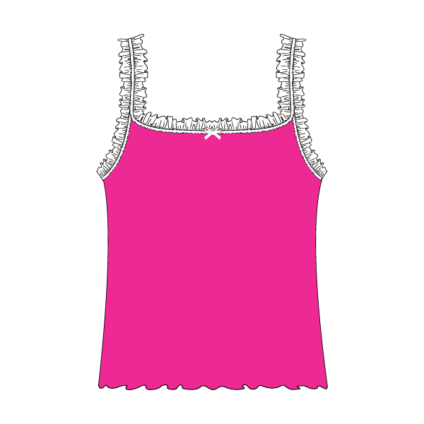 Ruffle Tank - The Collegiate Lineup