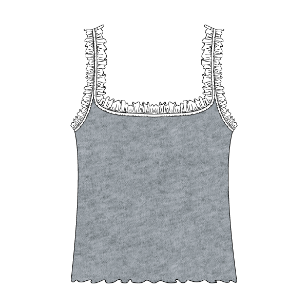 Ruffle Tank - The Collegiate Lineup