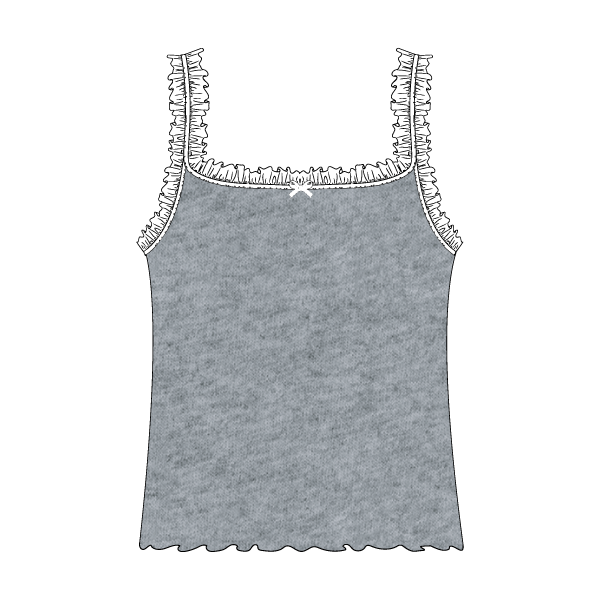 Ruffle Tank - The Collegiate Lineup
