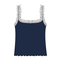Ruffle Tank - The Collegiate Lineup
